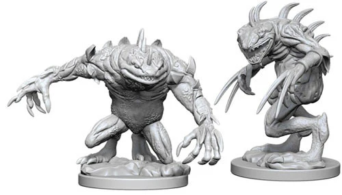 Dungeons & Dragons: Nolzur's Marvelous Unpainted Miniatures - W05 Grey Slaad & Death Slaad - Image 3