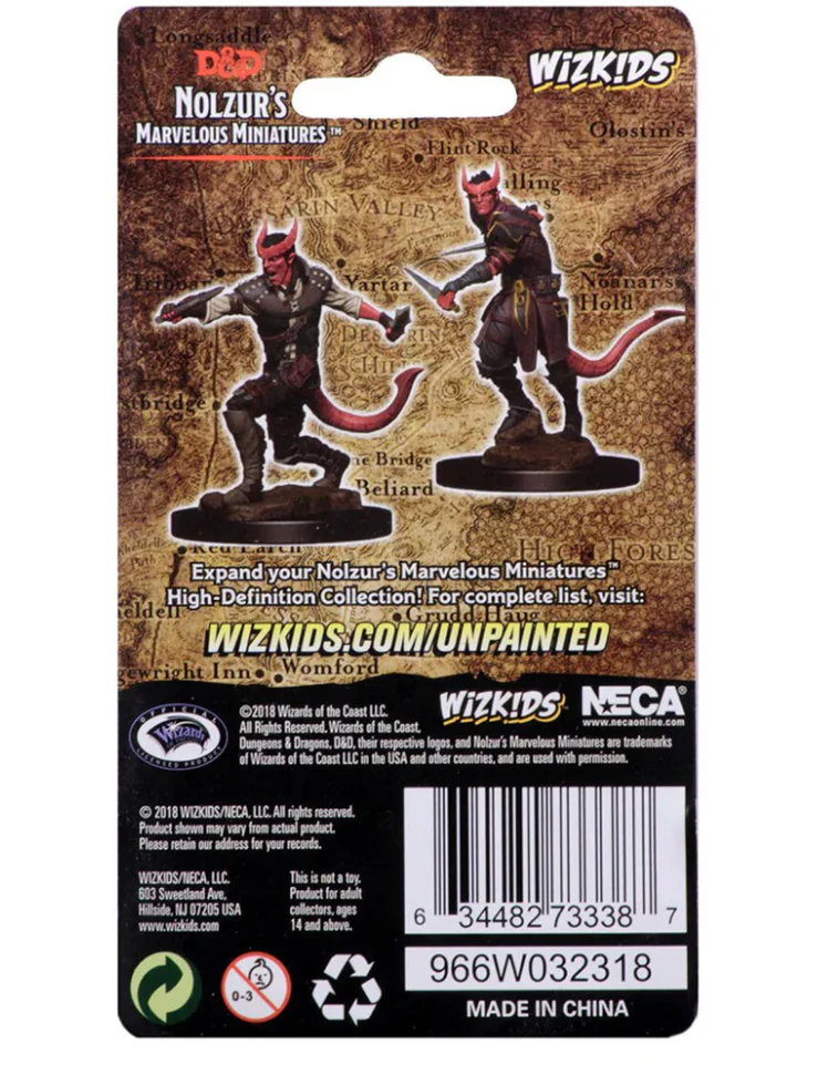 Dungeons & Dragons: Nolzur's Marvelous Unpainted Miniatures - W05 Tiefling Male Rogue - Image 2