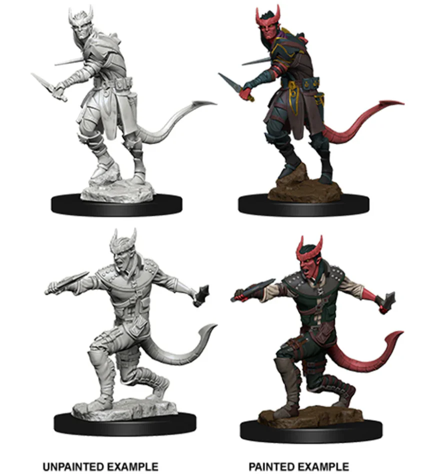 Dungeons & Dragons: Nolzur's Marvelous Unpainted Miniatures - W05 Tiefling Male Rogue - Image 3