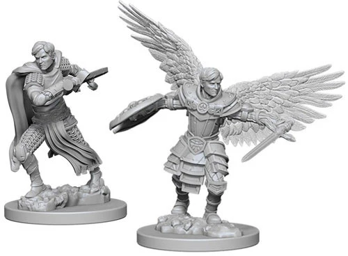 Dungeons & Dragons: Nolzur's Marvelous Unpainted Miniatures - W06 Male Aasimar Fighter