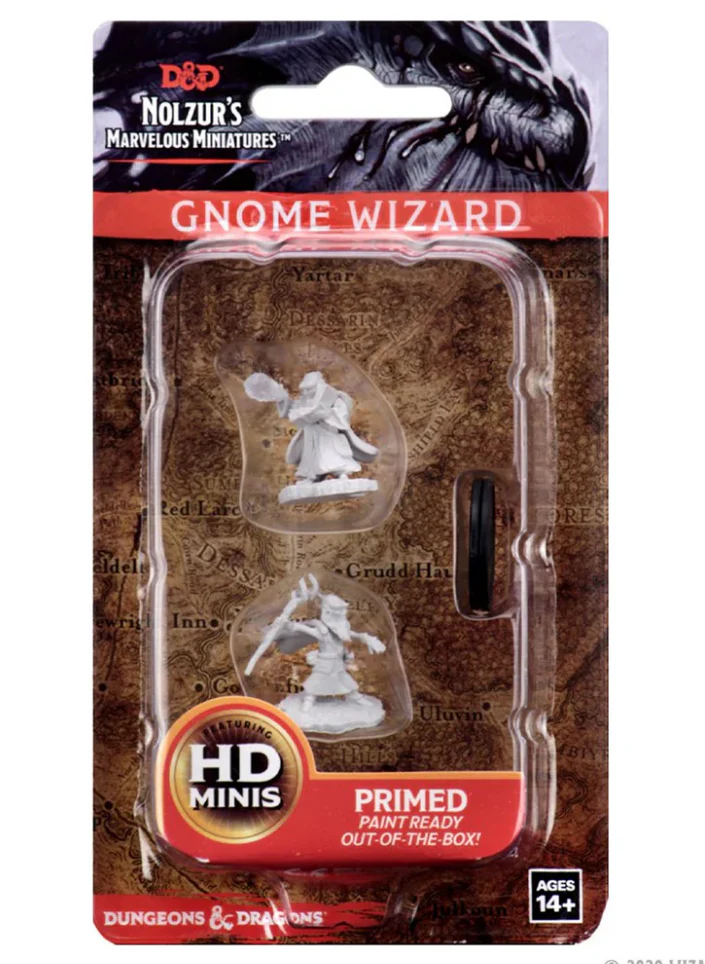Dungeons & Dragons: Nolzur's Marvelous Unpainted Miniatures - W06 Male Gnome Wizard - Image 2