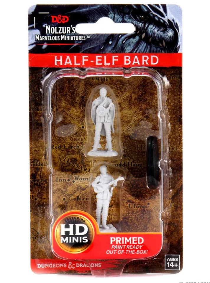 Dungeons & Dragons: Nolzur's Marvelous Unpainted Miniatures - W07 Female Half-Elf Bard - Image 3