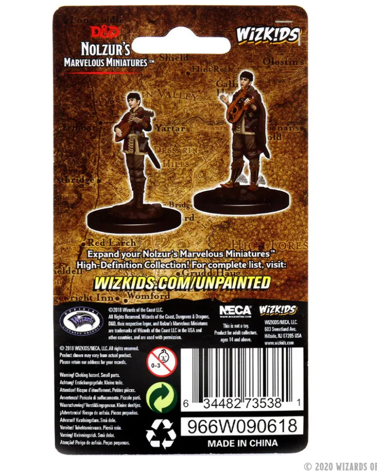 Dungeons & Dragons: Nolzur's Marvelous Unpainted Miniatures - W07 Female Half-Elf Bard - Image 4