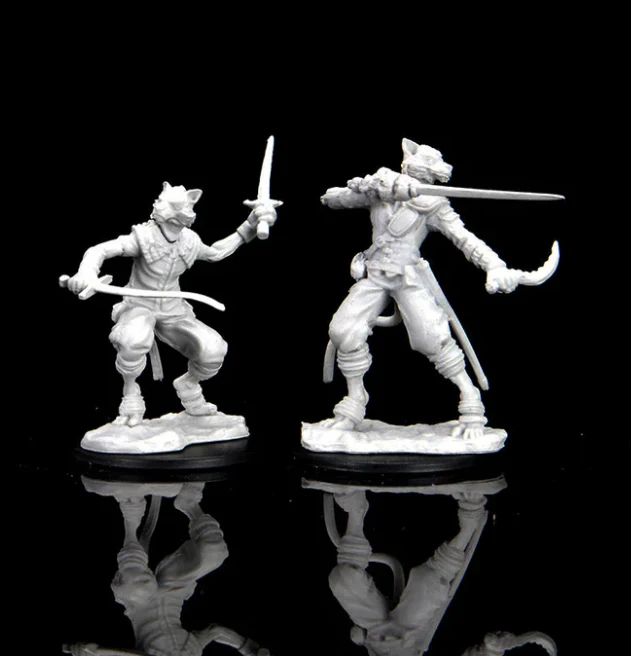 Dungeons & Dragons: Nolzur's Marvelous Unpainted Miniatures - W07 Tabaxi Male Rogue - Image 2