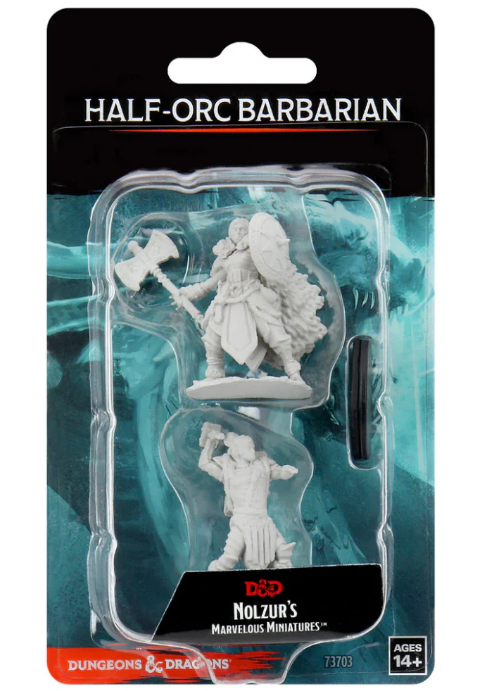 Dungeons & Dragons: Nolzur's Marvelous Unpainted Miniatures - W09 Female Half-Orc Barbarian - Image 3