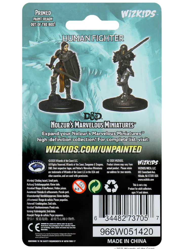 Dungeons & Dragons: Nolzur's Marvelous Unpainted Miniatures - W09 Female Human Fighter - Image 4