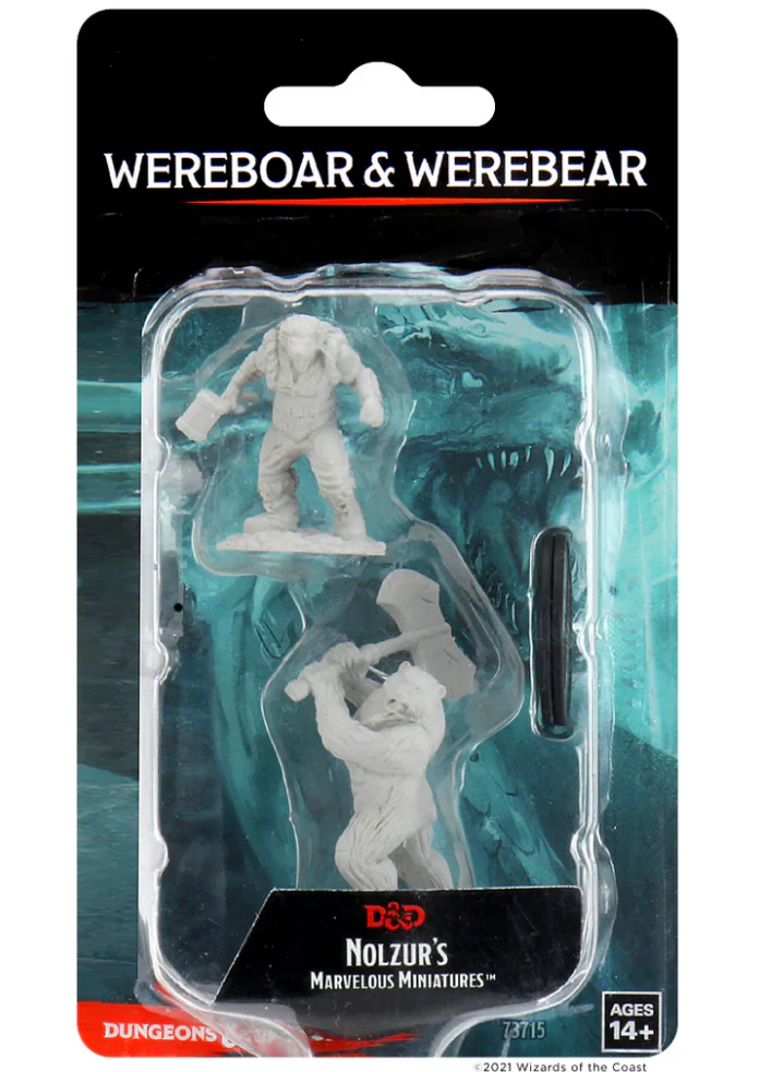 Dungeons & Dragons: Nolzur's Marvelous Unpainted Miniatures - W09 Wereboar & Werebear - Image 3