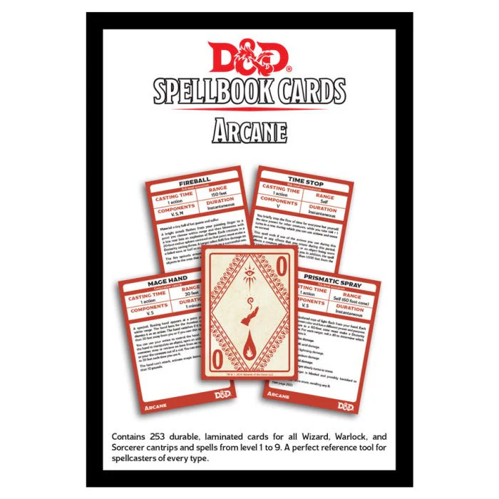 Dungeons & Dragons: Spellbook Cards - Arcane (Version 3) - Image 2