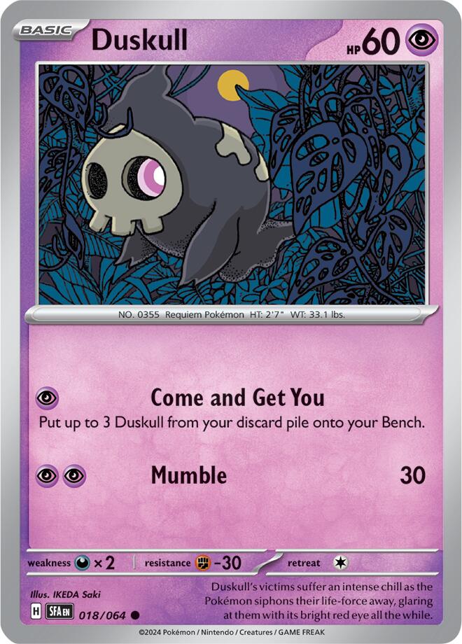 Duskull - 018/064 - 018/064 - (SV: Shrouded Fable)