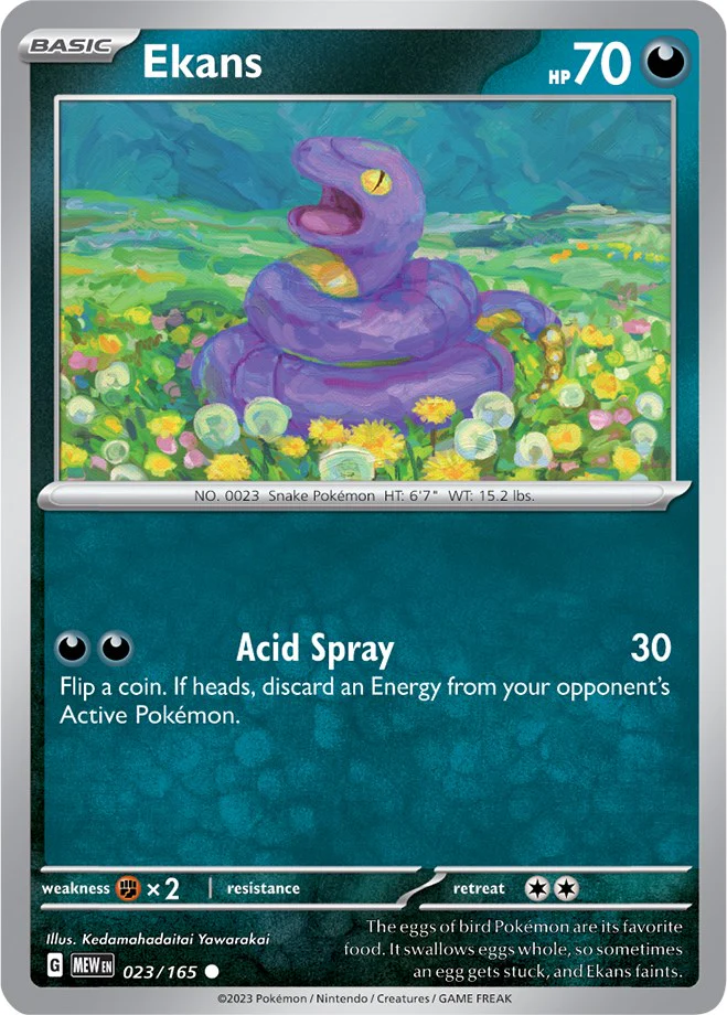 Ekans - 023/165 - (SV: Scarlet & Violet 151)