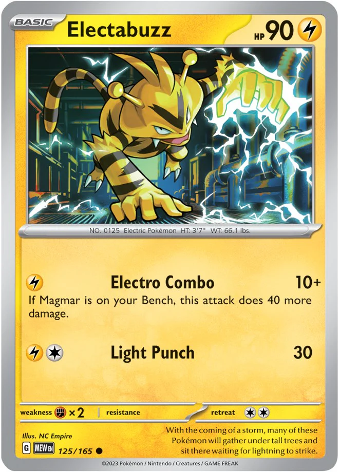 Electabuzz - 125/165 - (SV: Scarlet & Violet 151)