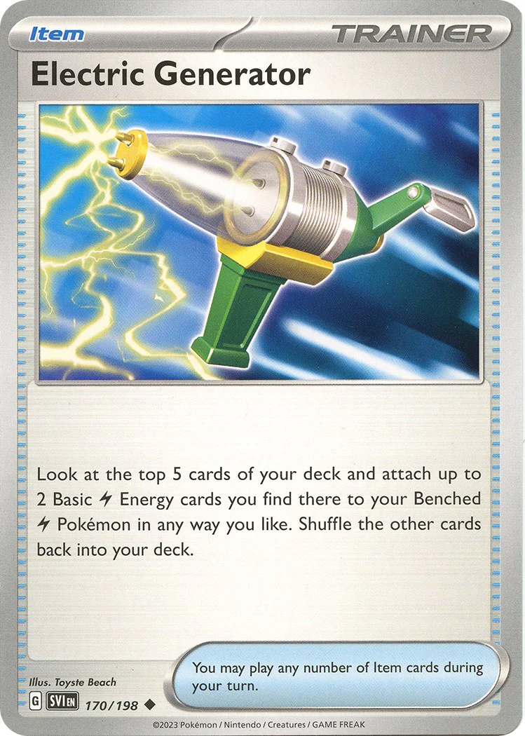 Electric Generator - 170/198 - (SV01: Scarlet & Violet Base Set)