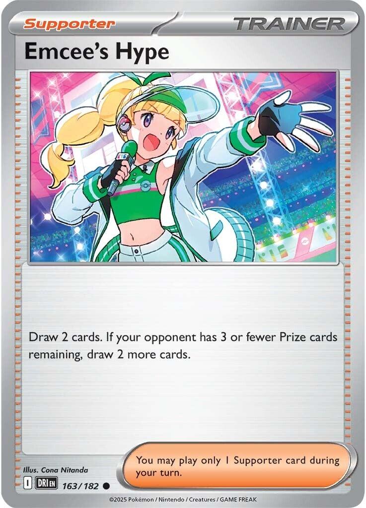 Emcee's Hype - 163/182 - 163/182 - (SV10: Destined Rivals)