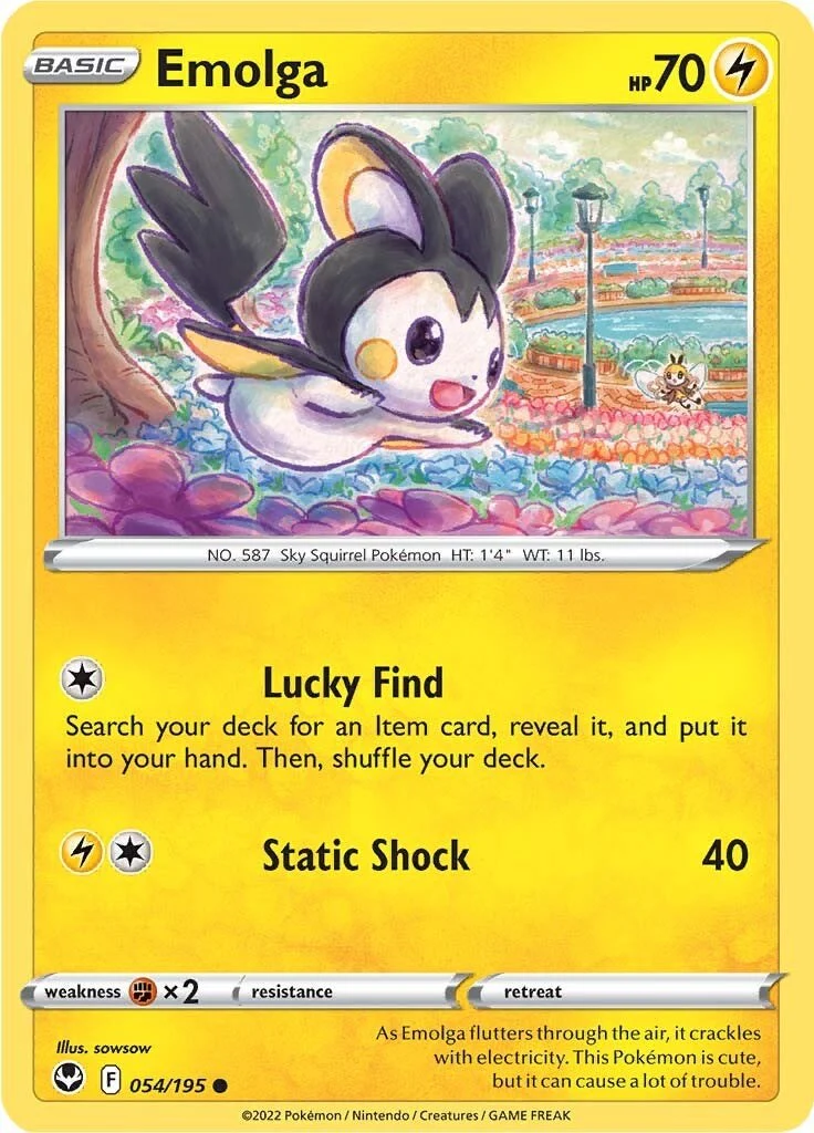Emolga - 054/195 - (SWSH12: Silver Tempest)