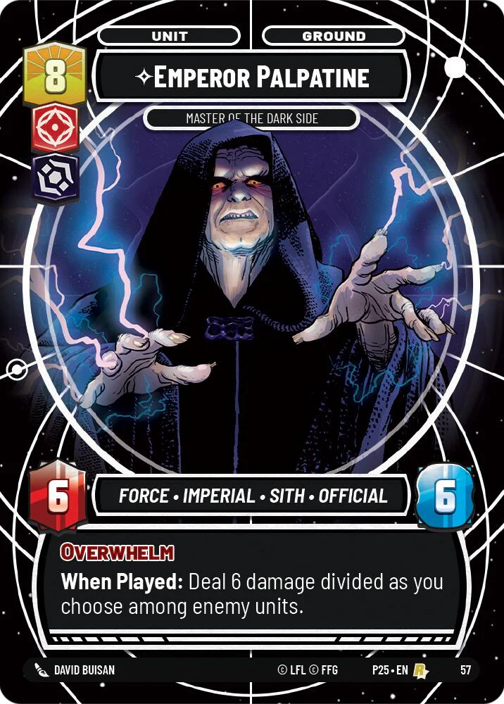 Emperor Palpatine - Master of the Dark Side - 57 - (Organized Play Promos)