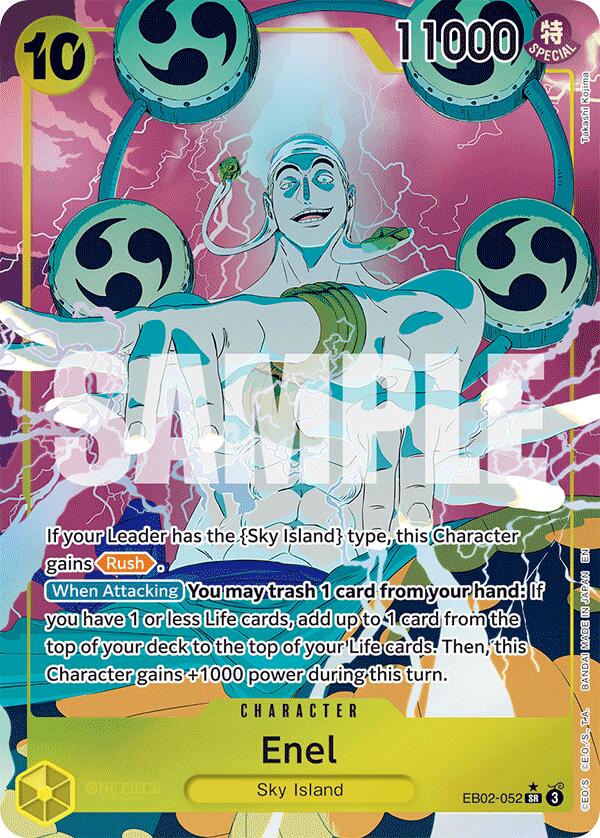 Enel (Alternate Art) - EB02-052 - (Extra Booster: Anime 25th Collection)
