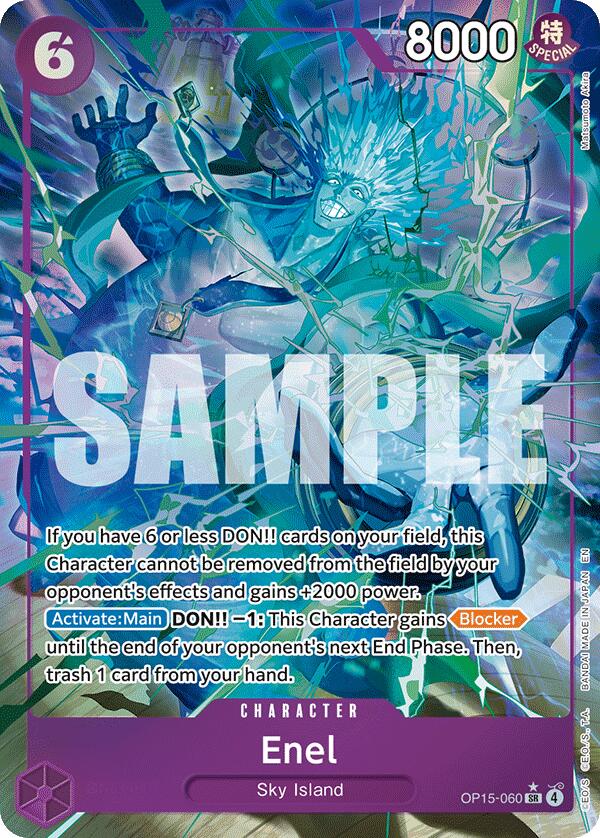 Enel (OP15-060) (Alternate Art) - OP15-060 - (Adventure on Kami's Island)