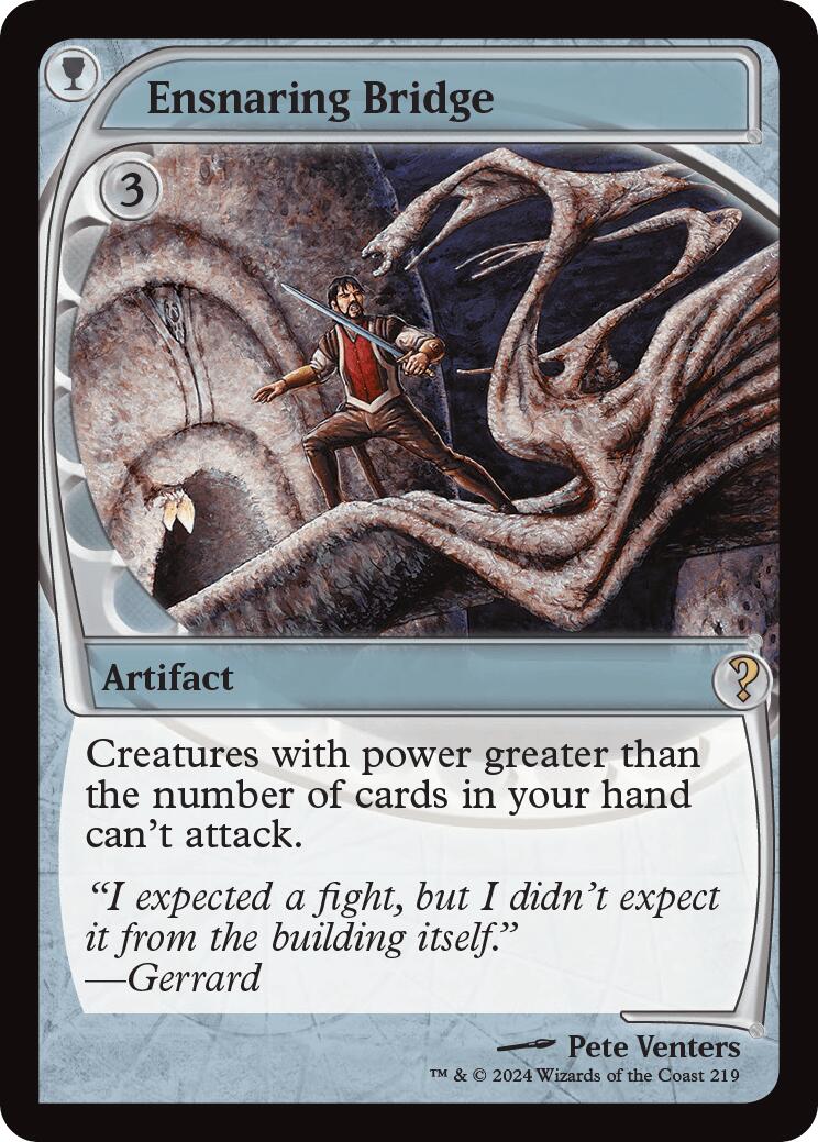 Ensnaring Bridge (Future Sight) - 219 - (Mystery Booster 2)