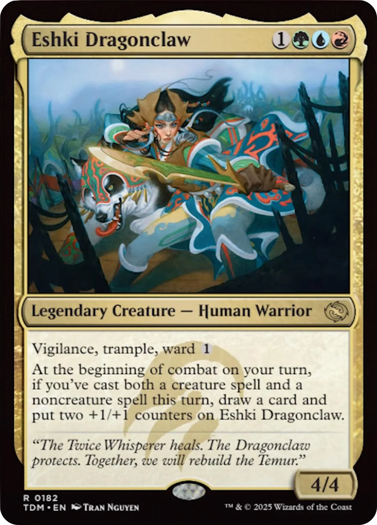 Eshki Dragonclaw - 182 - (Tarkir: Dragonstorm)