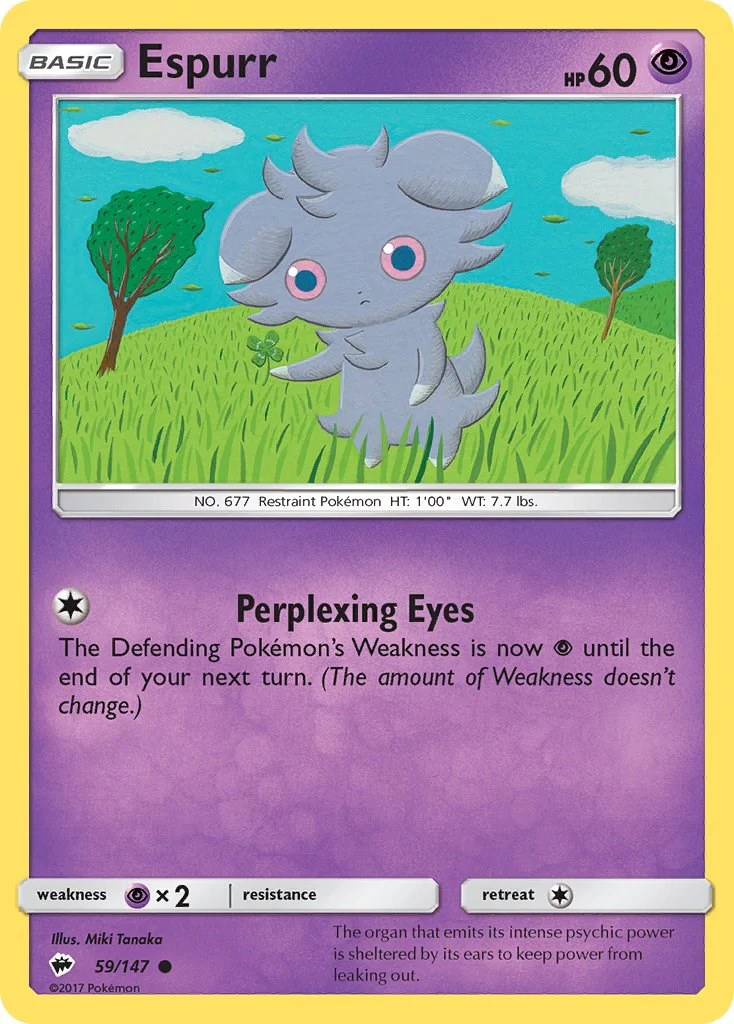 Espurr - 59/147 - (SM - Burning Shadows)