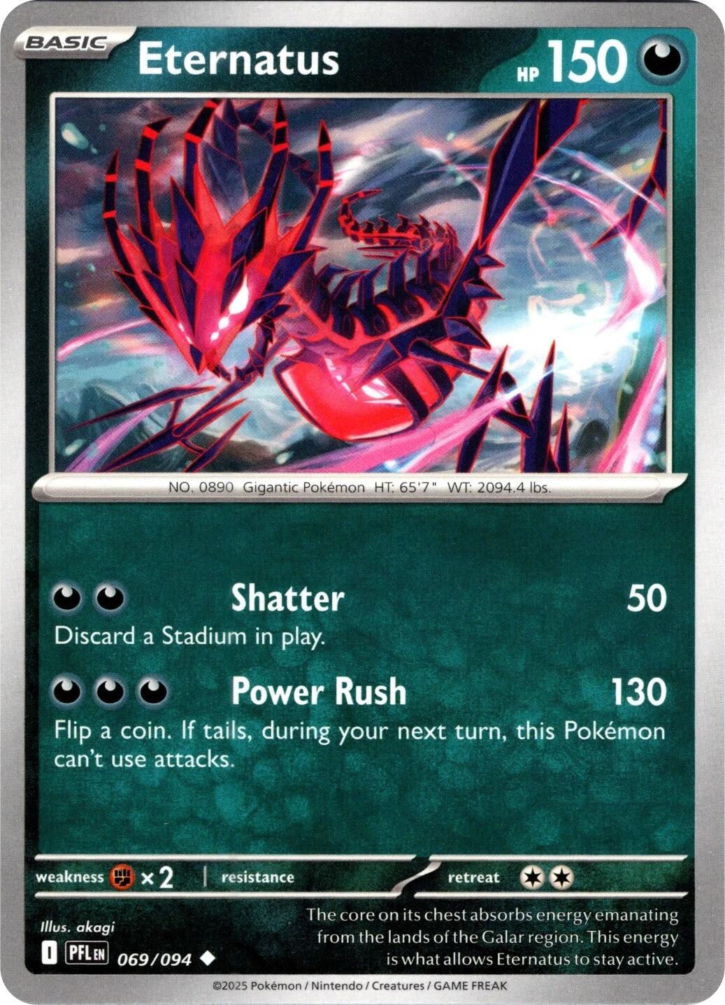 Eternatus - 069/094 - (ME02: Phantasmal Flames)