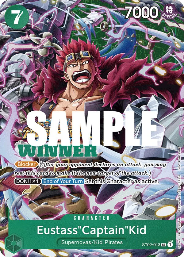 Eustass"Captain"Kid (Winner Pack Vol. 5) - ST02-013 - (One Piece Promotion Cards)