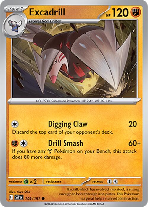 Excadrill - 109/191 - (SV08: Surging Sparks)
