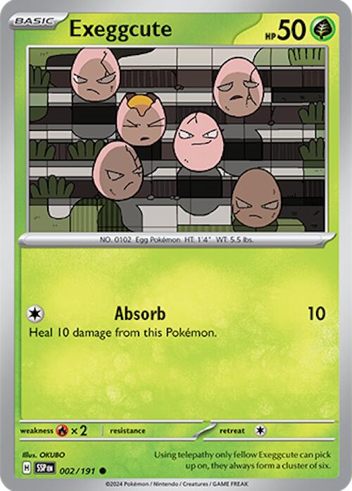 Exeggcute - 002/191 - 002/191 - (SV08: Surging Sparks)