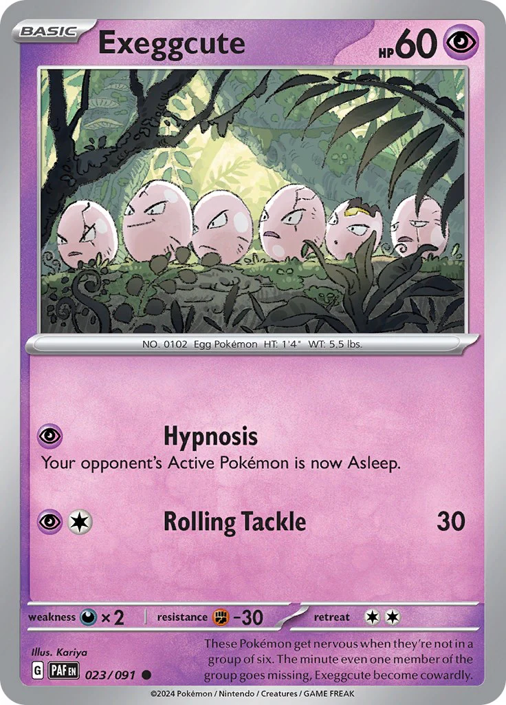 Exeggcute - 023/091 - (SV: Paldean Fates)