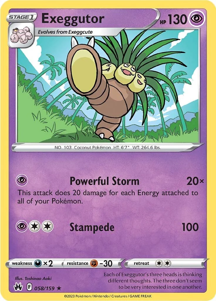 Exeggutor - 058/159 - (SWSH: Crown Zenith)