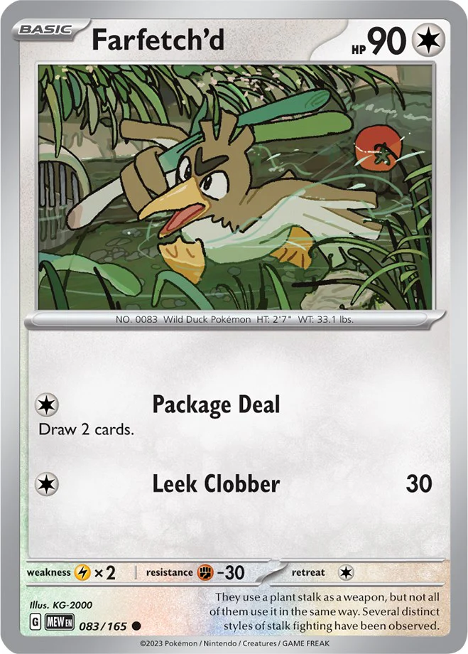 Farfetch'd - 083/165 - (SV: Scarlet & Violet 151)