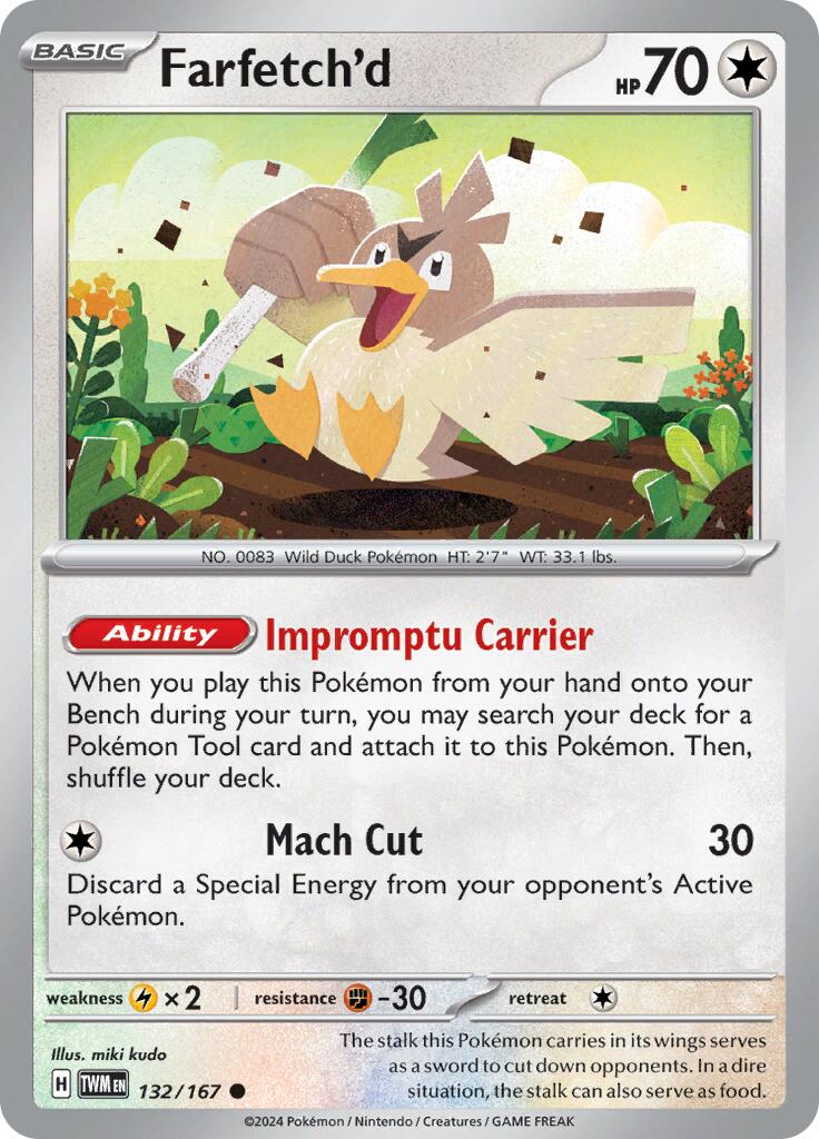 Farfetch'd - 132/167 - (SV06: Twilight Masquerade)