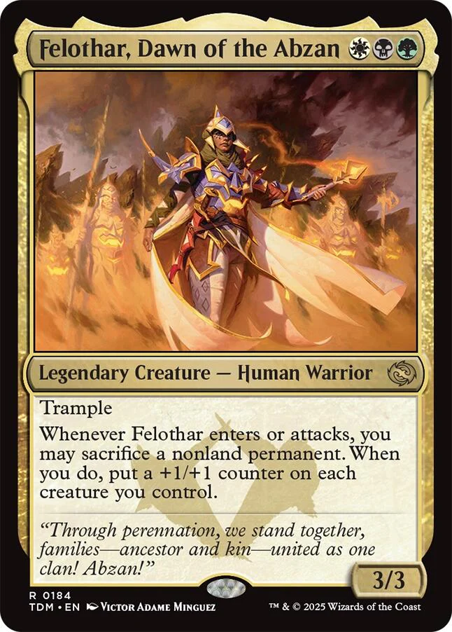 Felothar, Dawn of the Abzan - 184 - (Tarkir: Dragonstorm)