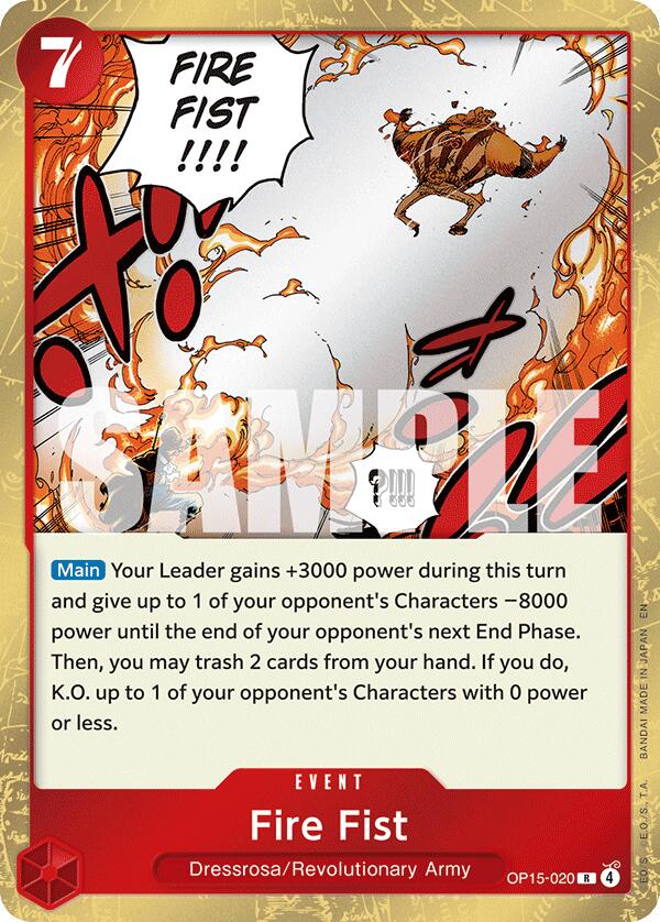 Fire Fist - OP15-020 - (Adventure on Kami's Island)