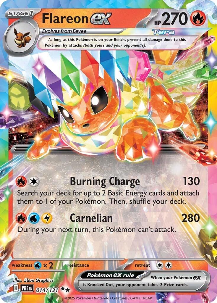 Flareon ex - 014/131 - 014/131 - (SV: Prismatic Evolutions)