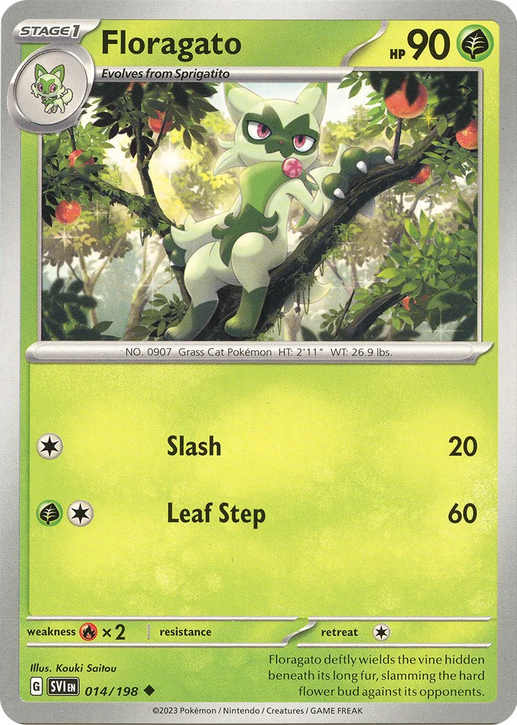 Floragato - 014/198 - (SV01: Scarlet & Violet Base Set)