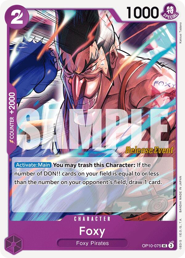 Foxy - OP10-075 - (Royal Blood Release Event Cards)