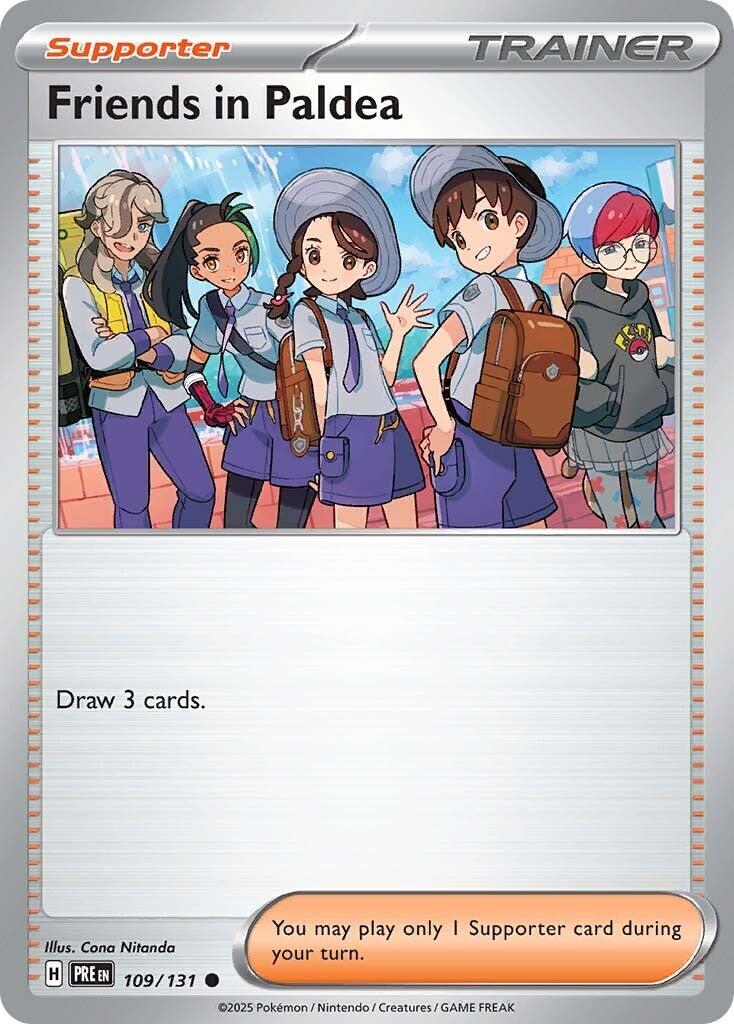 Friends in Paldea - 109/131 - 109/131 - (SV: Prismatic Evolutions)