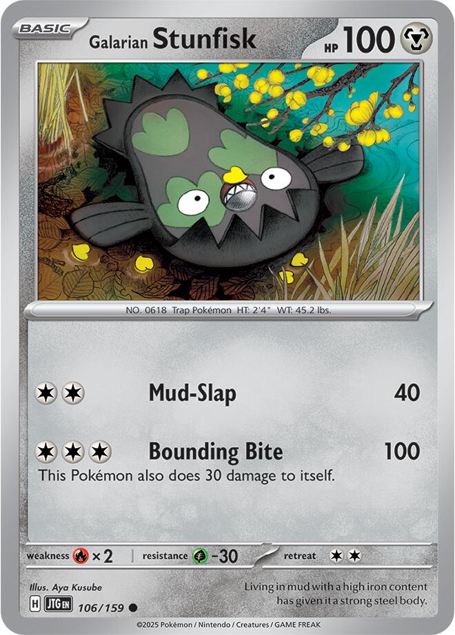 Galarian Stunfisk - 106/159 - (SV09: Journey Together)