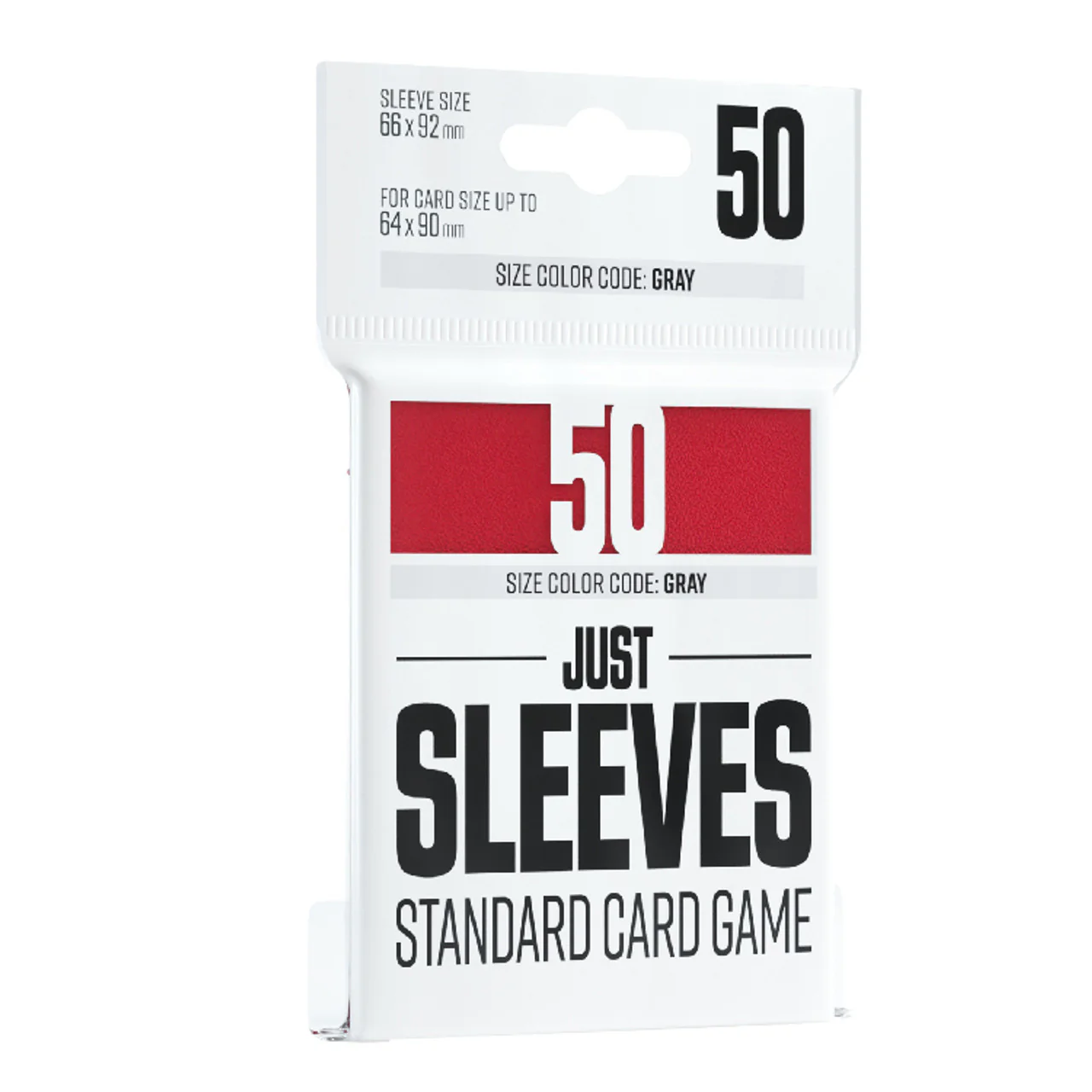 Gamegenic: Just Sleeves - Red Standard Card Game Size (50)