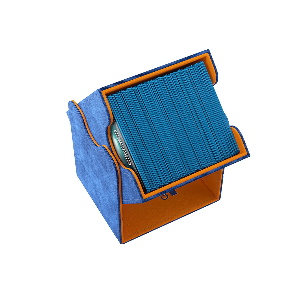 Game Genic Deck Box: Squire 100+ XL Convertible (Blue/Orange) - Image 3