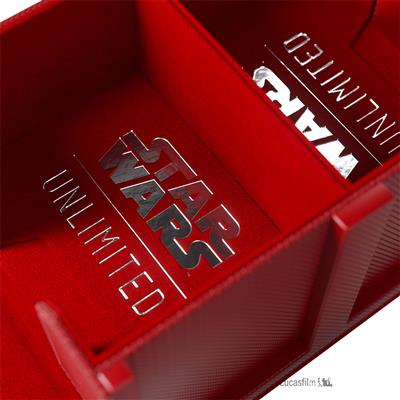 Gamegenic Deck Box: Star Wars Unlimited - Double Deck Pod - Red - Image 5