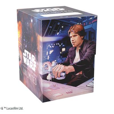 Gamegenic Deck Box: Star Wars Unlimited - Soft Crate - Han Solo/Millennium Falcon