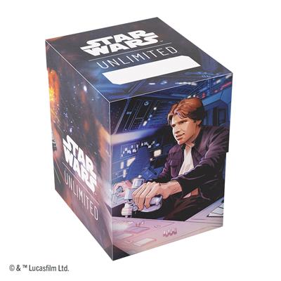 Gamegenic Deck Box: Star Wars Unlimited - Soft Crate - Han Solo/Millennium Falcon - Image 2