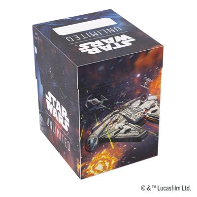 Gamegenic Deck Box: Star Wars Unlimited - Soft Crate - Han Solo/Millennium Falcon - Image 4