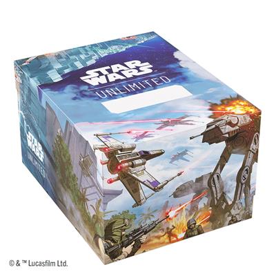 Gamegenic Deck Box: Star Wars Unlimited - Twin Suns Soft Crate - Battle of Scarif