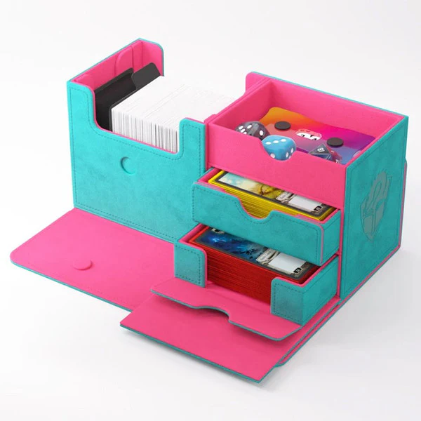 Gamegenic Deck Box: The Academic 133+ XL - Teal/Pink (Tolarian Edition) - Image 2