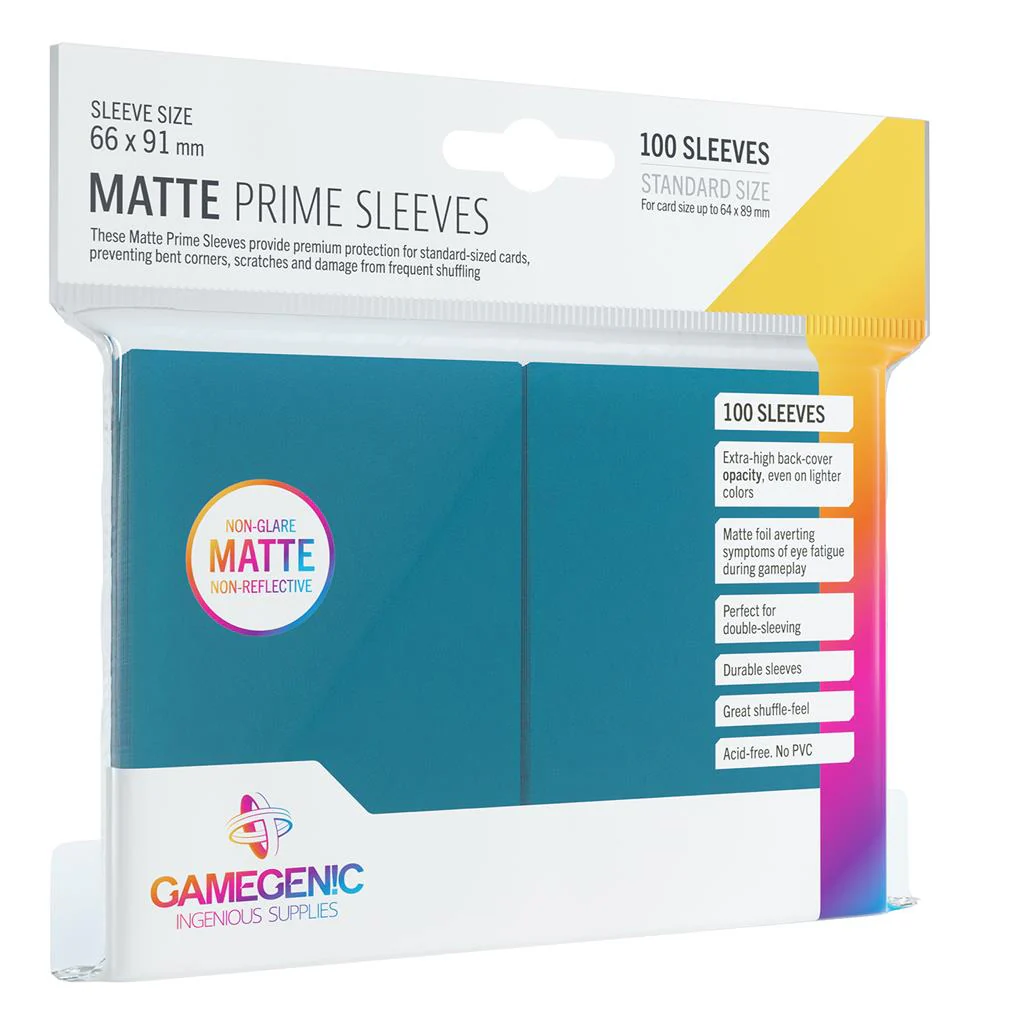 Gamegenic: MATTE Prime Sleeves Blue (100)