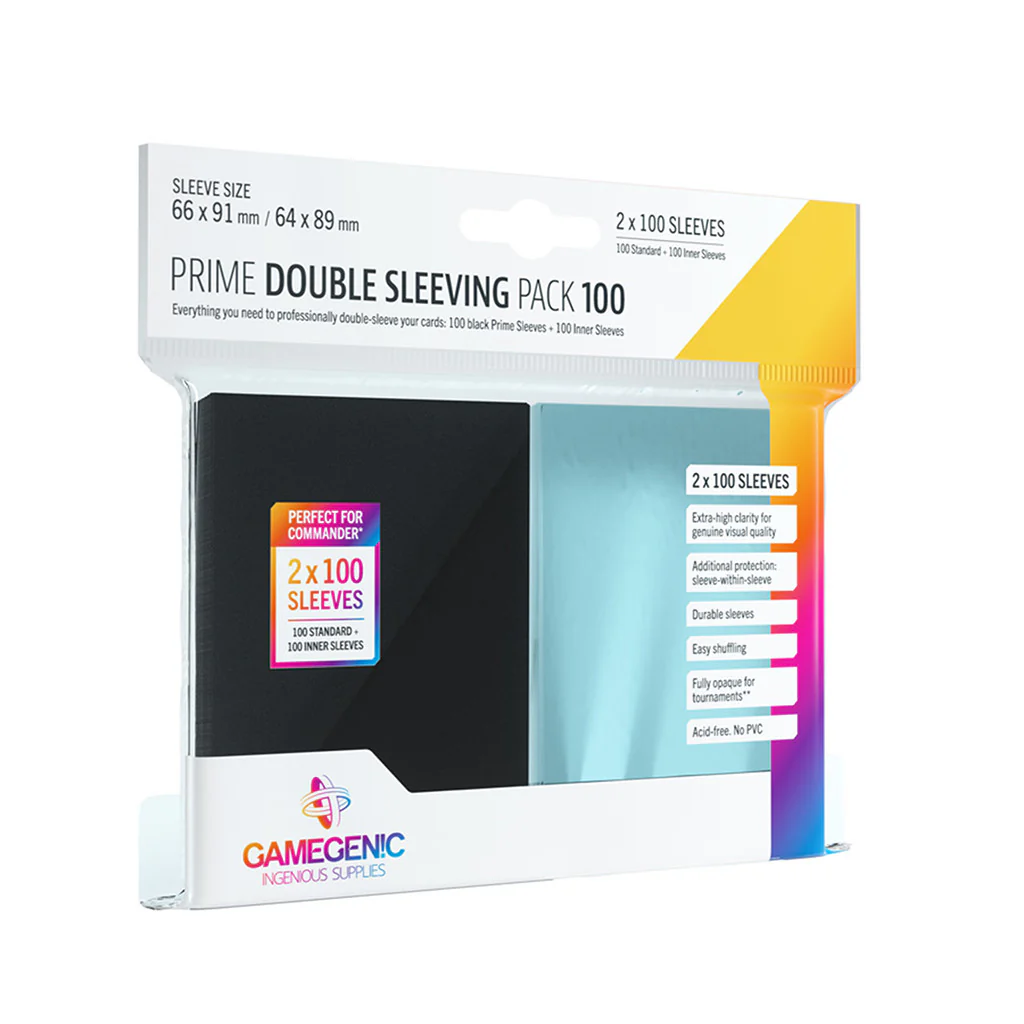 Gamegenic: Prime Double Sleeving Pack (100)