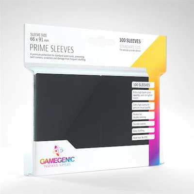 Gamegenic: PRIME Sleeves Black (100)